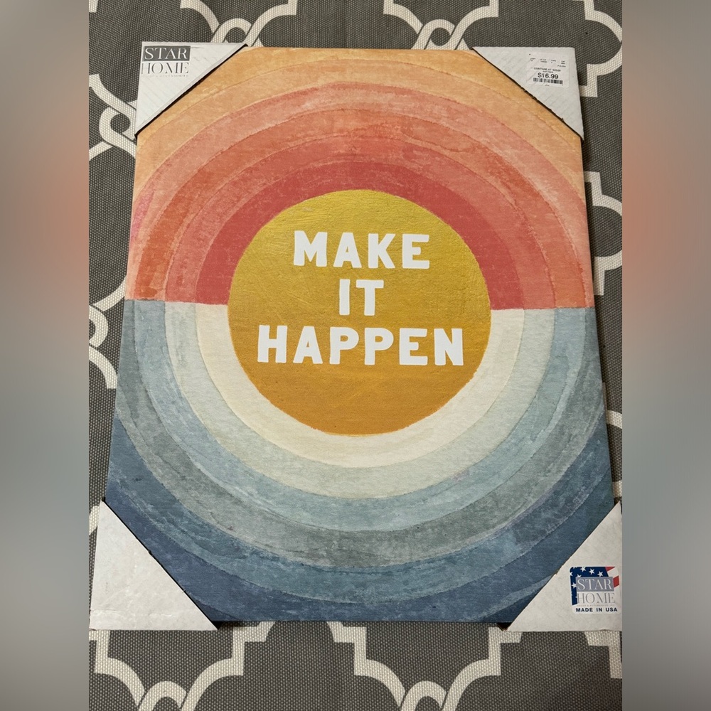 Make It Happen Canvas Wall Art